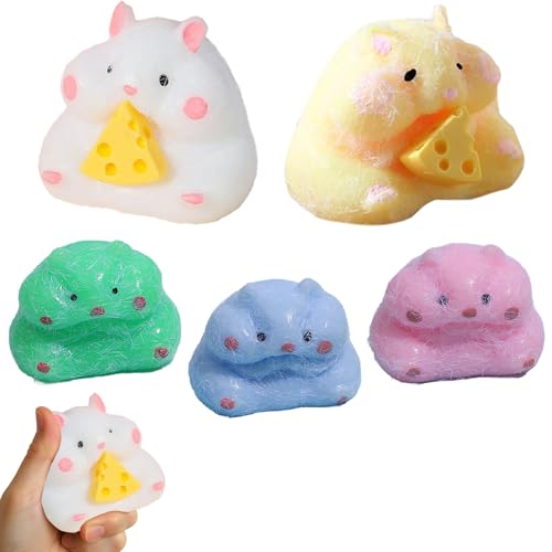 5 Stück Squishiy, Hamster Spielzeug, Squeeze Toy, Quetsch Spielzeug Gelten für Stressabbau Entspannung Kreativität Förderung Konzentration Pausen Aktivität Büro Freizeit 5 Stück Squishiy, Hamster Spielzeug, Squeeze Toy, Quetsch Spielzeug Gelten für Stressabbau Entspannung Kreativität Förderung Konzentration Pausen Aktivität Büro Freizeit von MXYZQDE