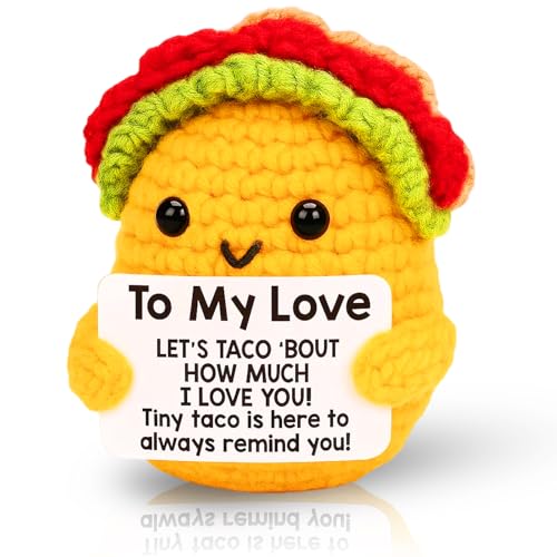 MXYZQDE Taco Kuchen Puppen Emotional Support,Mutmacher Geschenk,EIN Emotional Unterstützender Weicher Plüsenpartner,Das Ideale Für Trost und Entspannung Gehäkelte Kuscheltiere MXYZQDE Taco Kuchen Puppen Emotional Support,Mutmacher Geschenk,EIN Emotional Unterstützender Weicher Plüsenpartner,Das Ideale Für Trost und Entspannung Gehäkelte Kuscheltiere von MXYZQDE