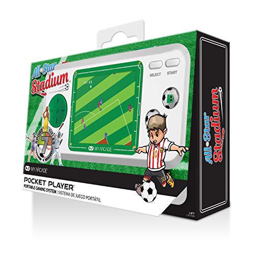 My Arcade All-Star Stadion Pocket Player – Sammelbare Handspielkonsole mit 7 Spielen (DGUNL-3275) von MY ARCADE