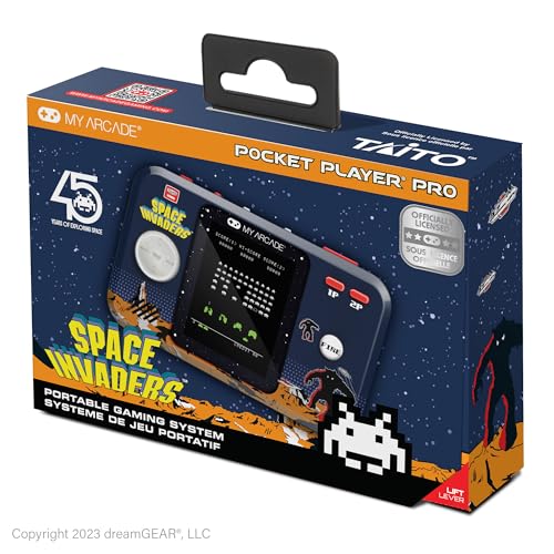 My Arcade Space Invaders Pocket Player Pro tragbares Spielsystem von MY ARCADE