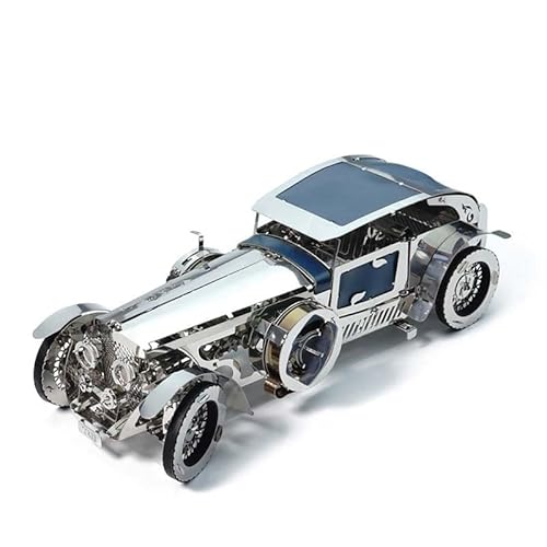 3D Metal DIY Model Puzzle Kits Oldtimer mit mechanischem Getriebe und hohem Schwierigkeitsgrad for Erwachsene, for Erwachsene und Teenager, Heimdekoration, 146 Teile. von MYDZSWZX