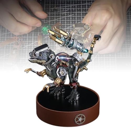 3D-Metall Puzzle Mecha-Monster-Modellbausatz, DIY mechanisches Metall Puzzle-Montage Spielzeug, für Erwachsene for Zusammenbauen, um kreative Ornamente als Geschenk zu Bauen.(136PCS) von MYDZSWZX