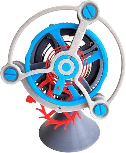 3D-gedrucktes Puzzle-Set mit Tourbillon-Uhrwerk,3D-Puzzle Geschenk- und Ornamente (21 Teile), DIY-Modell mit mechanischer Montage, Tourbillon-Modell, Modellbausatz, kreative Dekorationen. von MYDZSWZX