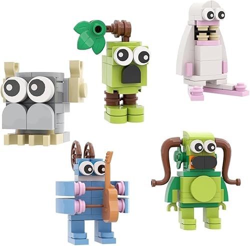 Kleine Kombination aus singenden Bausteinen, Monster-Action Figuren-Spielzeug-Set, Modellspielzeug, for Kinderfans, Jungen und Mädchen ab 6 Jahren (168 Teile) von MYDZSWZX