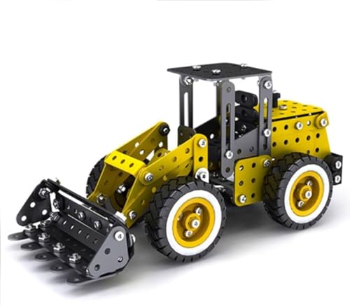 MYDZSWZX 3D-Metall Puzzle-Bulldozer-Modellbausätze, 3D-Puzzle, DIY-Zusammenbau-Metallmodell-Spielzeugset for Kinder und Erwachsene, 330+ Teile Puzzle-Zusammenbau-Metallmodell als Geburtstagsgeschenk. von MYDZSWZX