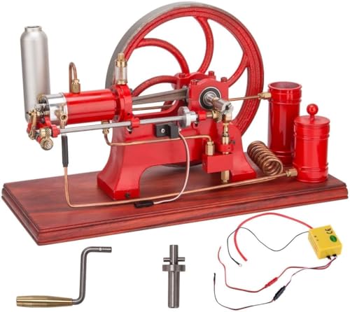 MYDZSWZX Benzinmotor Modell, wassergekühlter 4-Takt-Minimotor Bausatz, laufender Verbrennungsmotor, Modell – Miniatur-Simulation Motormodell. von MYDZSWZX