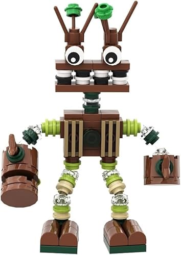 MYDZSWZX Monster-Baukasten – niedliche singende Monster, Baustein-Actionfiguren-Spielzeugset, kreatives Spielzeug, geeignet for Kinder ab 6 Jahren, 92 Teile. von MYDZSWZX