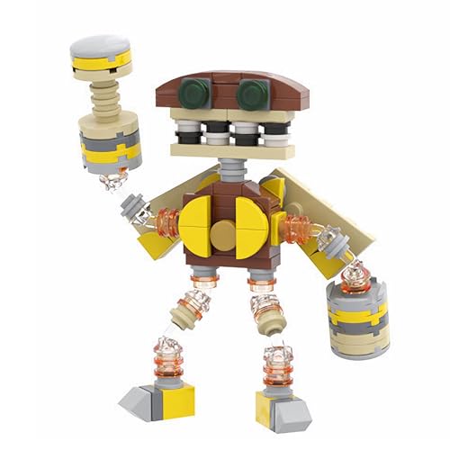 MYDZSWZX Monsters Wubbox Plüsch-Bausteine, süßes Sings Monsters Baustein-Plüsch-Actionfigur-Spielzeugset, Sammelmodell for Spieleliebhaber/Kinder/Freunde als Geschenk(106 Pcs B) von MYDZSWZX