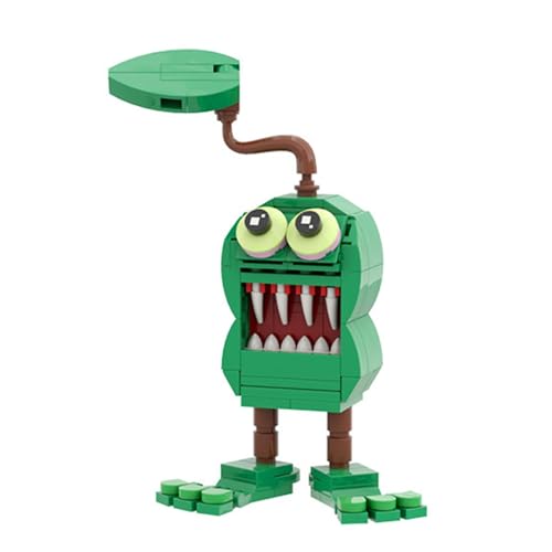 MYDZSWZX My Sing Monsters Figuren-Baustein-Set, My Sing Actionfigur Plüsch-Bauset, Geburtstagsgeschenk for Kinder und Erwachsene Fans(128 Pcs) von MYDZSWZX