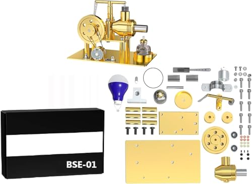 Motor Modell, Generator, Wärmekraftmaschine, Metallwaage, Heißluftmotor, Dampfmaschine Modell, Physik-Wissenschaft Motor-Spielzeugset, geeignetes for Maschinenliebhaber. von MYDZSWZX