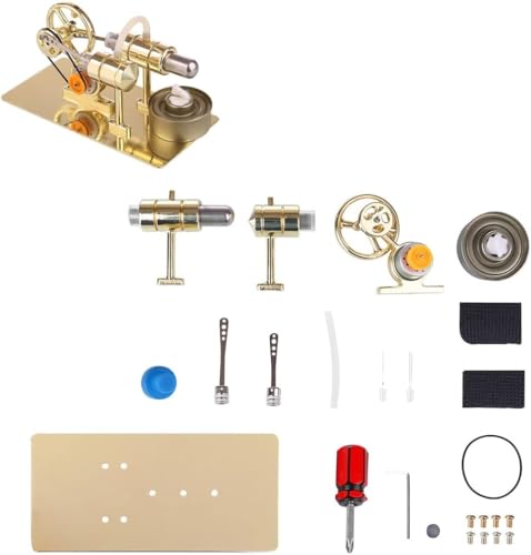 Motormodell, Generator Motor, Dampfmaschine Modell, physikalisches Wissenschafts Motor-Spielzeugset, Mini-Motor Bausatz, elektrischer Generator Motor, Modellmotorspielzeug. von MYDZSWZX