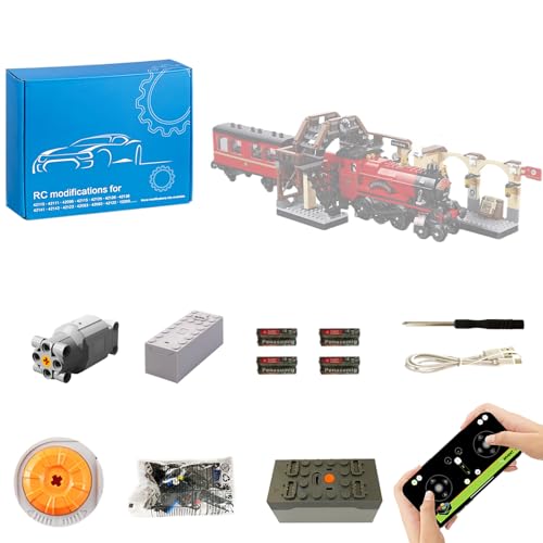 75955 Motor und Fernbedienung Kit, Fernbedienung und APP Anpassungsgeschwindigkeit, kompatibel mit Lego 75955 (Modell Nicht enthalten)(Version mit Drehzahlregelung) von MYMG