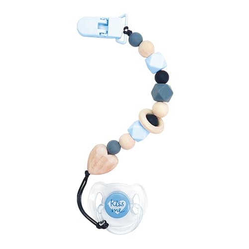 Blaues magnetisches Schnuller-Set mit Schnuller- und Schnuller-Clip, für Neugeborene, Prinzessinnen, Mädchen, Jungen, Puppenzubehör Blaues magnetisches Schnuller-Set mit Schnuller- und Schnuller-Clip, für Neugeborene, Prinzessinnen, Mädchen, Jungen, Puppenzubehör von MYREBABY