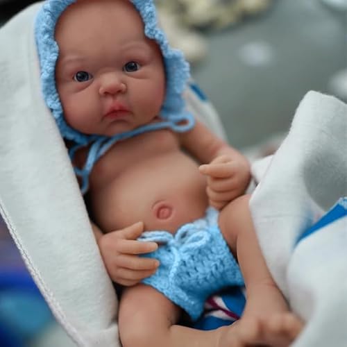 MYREBABY - Ganzkörper-Silikonpuppe mit 30,5 cm Micro Preemie, für Kinder und Kinder mit Alan Lifelike Reborn Surprice von MYREBABY