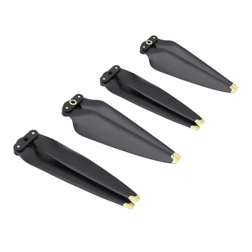 MYSXSWHL 2Pairs Propeller for D-JI Air 3 Drone Klinge Zubehör Ersatz Ersatzteil 8747F Quick Release Propeller Requisiten Zubehör(Black Gold Edge) von MYSXSWHL