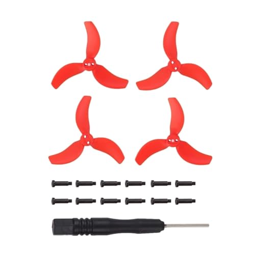 MYSXSWHL 573A Propeller for D-JI Avata 2 Drohnen Access Drones Bladee Ersatzteil Ersatzpropeller 4PCS(Red) von MYSXSWHL