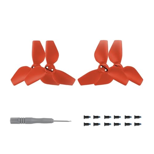 MYSXSWHL Ersatz-Drohnenpropeller, bunt, leicht, Handflugkamera-Propeller, Zubehör, Handdrohne for D-JI Neo(Red) von MYSXSWHL