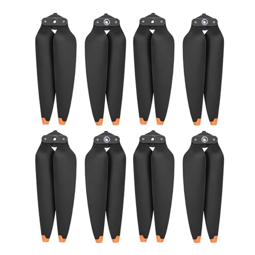 MYSXSWHL Geräuscharm 8747F Propeller Props for D-JI Air 3 Drone Quick-Release Folding Blade Propeller Flügel Reparatur Zubehör(4 Pairs Orange) von MYSXSWHL