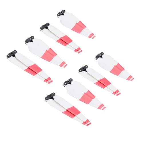 MYSXSWHL Propeller for D-JI AIR 3 Drone Fan Klinge Luft Kamera Ersatz Ersatzteil 8747F Quick Release Flügel Licht Prop Zubehör(White Red 8pcs) von MYSXSWHL