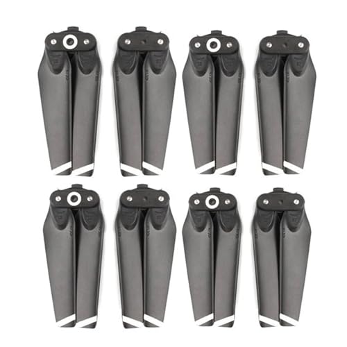 MYSXSWHL Propeller for D-JI Spark Drone 4730F Klapp Requisiten 4730 Klingen Ersatzteile Ersatz Zubehör CW CCW schnellspanner flügel(4 Pairs Silver) von MYSXSWHL