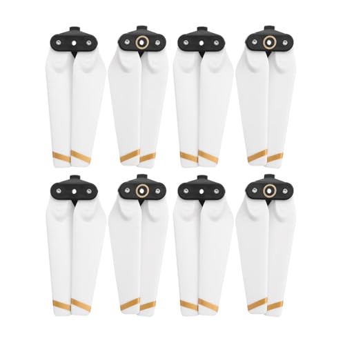 MYSXSWHL Propeller for D-JI Spark Drone 4730F Klapp Requisiten 4730 Klingen Ersatzteile Ersatz Zubehör CW CCW schnellspanner flügel(4 Pairs White) von MYSXSWHL