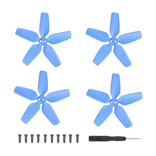 MYSXSWHL Propellerblatt-Rauschunterdrückung, Drohnen-Propeller-Requisiten, Ersatzteile, Drohnen-Propeller, Drohnen-Zubehör for D-JI Avata(Blue) von MYSXSWHL