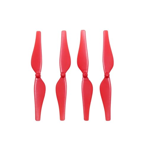 MYSXSWHL for D-JI Tello Bunte Propeller Klinge 2Pairs Drone Quick Release Ersatz Requisiten Ersatzteile Flügel Kamera Drohnen(Red) von MYSXSWHL