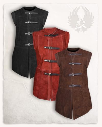 MYTHOLON Garen Weste Wildleder kurz, Verkleidung Mittelalter Herren, LARP, schwarz, M MYTHOLON Garen Weste Wildleder kurz, Verkleidung Mittelalter Herren, LARP, schwarz, M von MYTHOLON