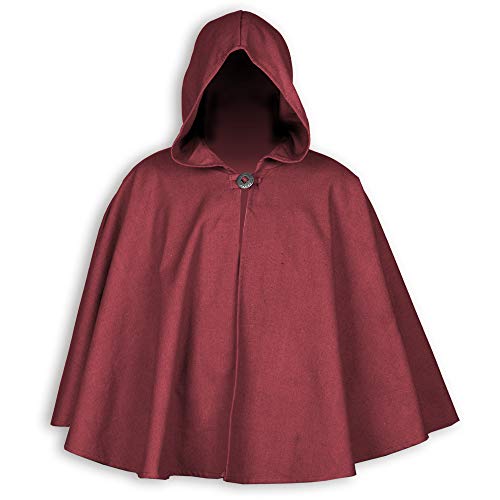 MYTHOLON Kim Kurzcape Canvas Bordeaux von MYTHOLON