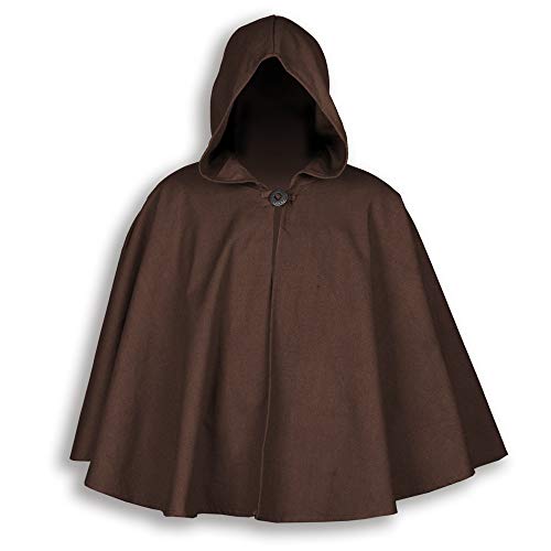 MYTHOLON Kim Kurzcape Canvas braun von MYTHOLON