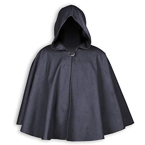 MYTHOLON Kim Kurzcape Canvas schwarz von MYTHOLON