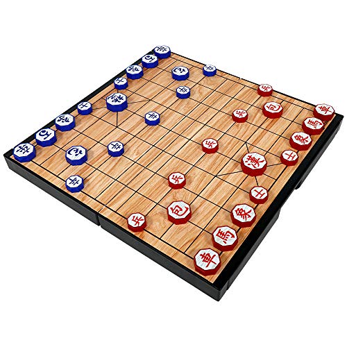 Janggi Koreanisches Schach Magnetisch und Faltbar Travel Edition Schachen mit Handbuch Xiangqi Chinesisches Schach Schachbrett Asiatisches Spiel Korea Südkorea von MYUNG-IN