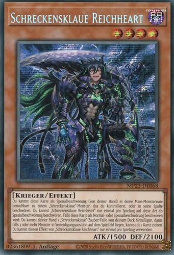 MP23-DE068 - Schreckensklaue Reichheart - Secret Rare - Deutsch - 1. Auflage - mit MZTCG Versandschutz - Yugioh von MZTCG