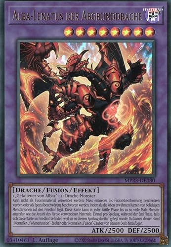 MP23-DE080 - Alba-Lenatus Der Abgrunddrache - Ultra Rare - Deutsch - 1. Auflage - mit MZTCG Versandschutz - Yugioh von MZTCG