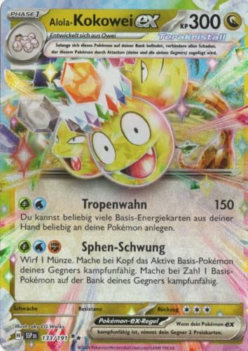 MZTCG - Alola-Kokowei EX SSP 133 - Stürmische Funken - Sammelkarte - Deutsch - mit MZTCG Versandschutz MZTCG - Alola-Kokowei EX SSP 133 - Stürmische Funken - Sammelkarte - Deutsch - mit MZTCG Versandschutz von MZTCG