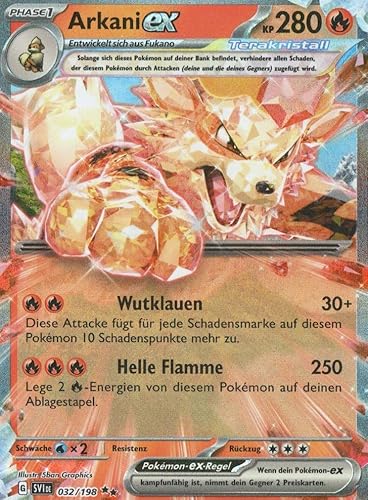 MZTCG - Arkani EX - SVI 032 - Karmesin Und Purpur - Sammelkarte - Deutsch - mit MZTCG Versandschutz MZTCG - Arkani EX - SVI 032 - Karmesin Und Purpur - Sammelkarte - Deutsch - mit MZTCG Versandschutz von MZTCG