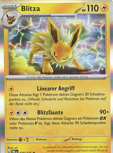 MZTCG - Blitza PRE 029 - Prismatische Entwicklungen - Sammelkarte - Deutsch - mit MZTCG Versandschutz MZTCG - Blitza PRE 029 - Prismatische Entwicklungen - Sammelkarte - Deutsch - mit MZTCG Versandschutz von MZTCG