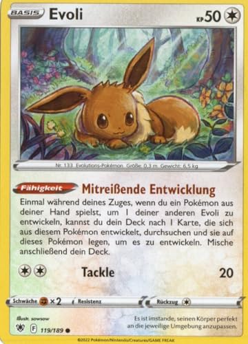 MZTCG - Evoli ASR 119 - Astralglanz - Sammelkarte - Deutsch - mit MZTCG Versandschutz MZTCG - Evoli ASR 119 - Astralglanz - Sammelkarte - Deutsch - mit MZTCG Versandschutz von MZTCG