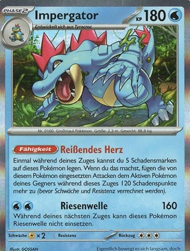 MZTCG - Impergator TEF 041 - Gewalten Der Zeit - Sammelkarte - Deutsch - Holografisch - mit MZTCG Versandschutz MZTCG - Impergator TEF 041 - Gewalten Der Zeit - Sammelkarte - Deutsch - Holografisch - mit MZTCG Versandschutz von MZTCG