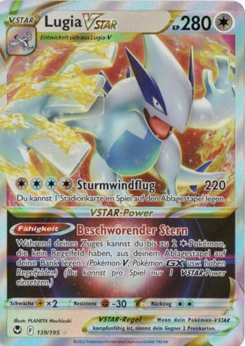 MZTCG - Lugia VStar SIT 139 - Silvertempest - Sammelkarte - Deutsch - Holografisch -mit MZTCG Versandschutz MZTCG - Lugia VStar SIT 139 - Silvertempest - Sammelkarte - Deutsch - Holografisch -mit MZTCG Versandschutz von MZTCG