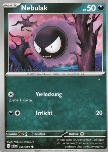 MZTCG - Nebulak PAF 055 - Paldeas Schicksale - Sammelkarte - Deutsch - mit MZTCG Versandschutz MZTCG - Nebulak PAF 055 - Paldeas Schicksale - Sammelkarte - Deutsch - mit MZTCG Versandschutz von MZTCG