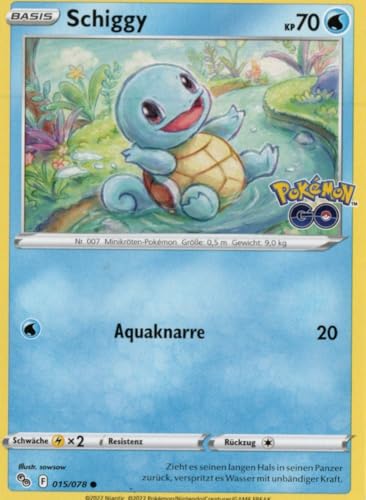 MZTCG - Schiggy PGO 015 - PGO - Sammelkarte - Deutsch - mit MZTCG Versandschutz MZTCG - Schiggy PGO 015 - PGO - Sammelkarte - Deutsch - mit MZTCG Versandschutz von MZTCG