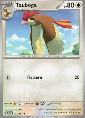 MZTCG - Tauboga MEW 017-151 - Sammelkarte - Deutsch - mit MZTCG Versandschutz MZTCG - Tauboga MEW 017-151 - Sammelkarte - Deutsch - mit MZTCG Versandschutz von MZTCG