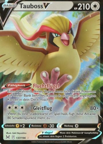 MZTCG - Tauboss V LOR 137 - Verlorener Ursprung - Sammelkarte - Deutsch - Holografisch - mit MZTCG Versandschutz MZTCG - Tauboss V LOR 137 - Verlorener Ursprung - Sammelkarte - Deutsch - Holografisch - mit MZTCG Versandschutz von MZTCG