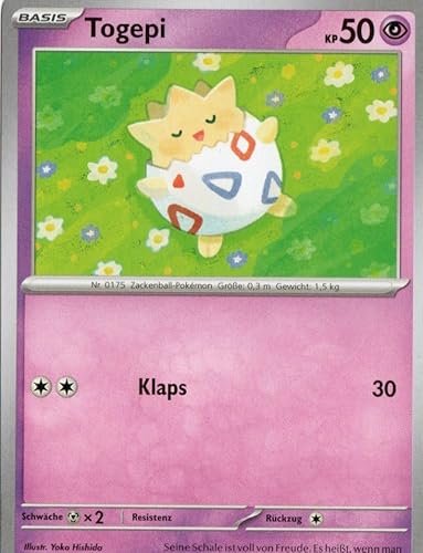 MZTCG - Togepi SSP 070 - Stürmische Funken - Sammelkarte - Deutsch - mit MZTCG Versandschutz MZTCG - Togepi SSP 070 - Stürmische Funken - Sammelkarte - Deutsch - mit MZTCG Versandschutz von MZTCG