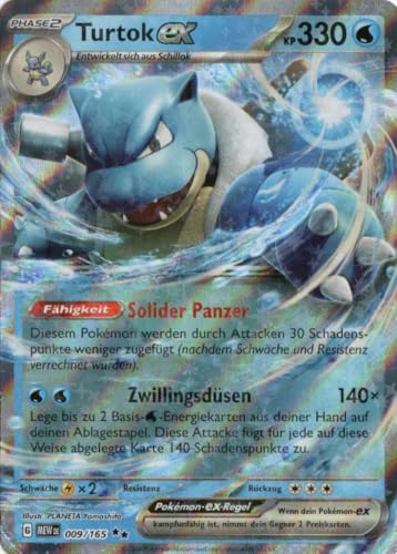 MZTCG - Turtok EX - MEW 009-151 - Sammelkarte - Deutsch - Holografisch - mit MZTCG Versandschutz MZTCG - Turtok EX - MEW 009-151 - Sammelkarte - Deutsch - Holografisch - mit MZTCG Versandschutz von MZTCG