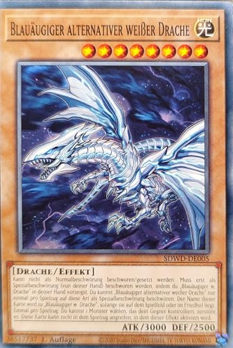 SDWD-DE005 - Blauäugiger Alternativer Weißer Drache - Common - 1.Auflage - Deutsch - Structure Deck: Blue-Eyes White Destiny - mit MZTCG Versandschutz - Yugioh von MZTCG