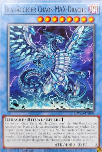 SDWD-DE009 - Blauäugiger Chaos-MAX-Drache - Common - 1.Auflage - Deutsch - Structure Deck: Blue-Eyes White Destiny - mit MZTCG Versandschutz - Yugioh von MZTCG