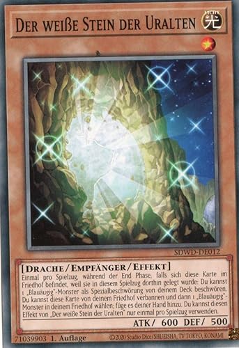 SDWD-DE012 - Der Weiße Stein Der Uralten - Common - 1.Auflage - Deutsch - Structure Deck: Blue-Eyes White Destiny - mit MZTCG Versandschutz - Yugioh von MZTCG