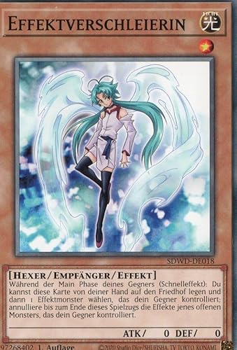 SDWD-DE018 - Effektverschleierin - Common - 1.Auflage - Deutsch - Structure Deck: Blue-Eyes White Destiny - mit MZTCG Versandschutz - Yugioh von MZTCG